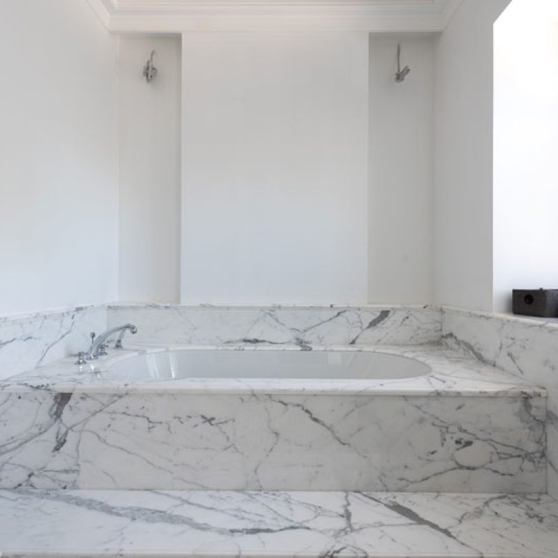 Badezimmer aus Statuario Venato