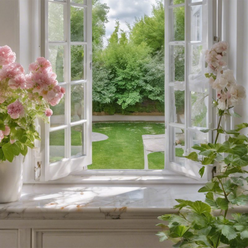 Fensterbank aus Calacatta Gold