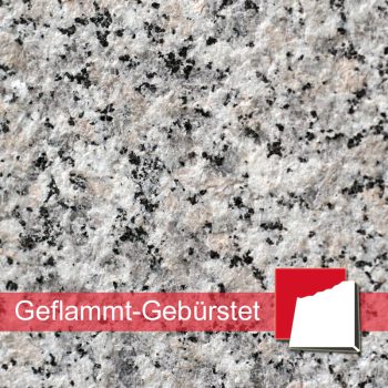 Naturstein Oberfläche Geflammt-Gebürstet