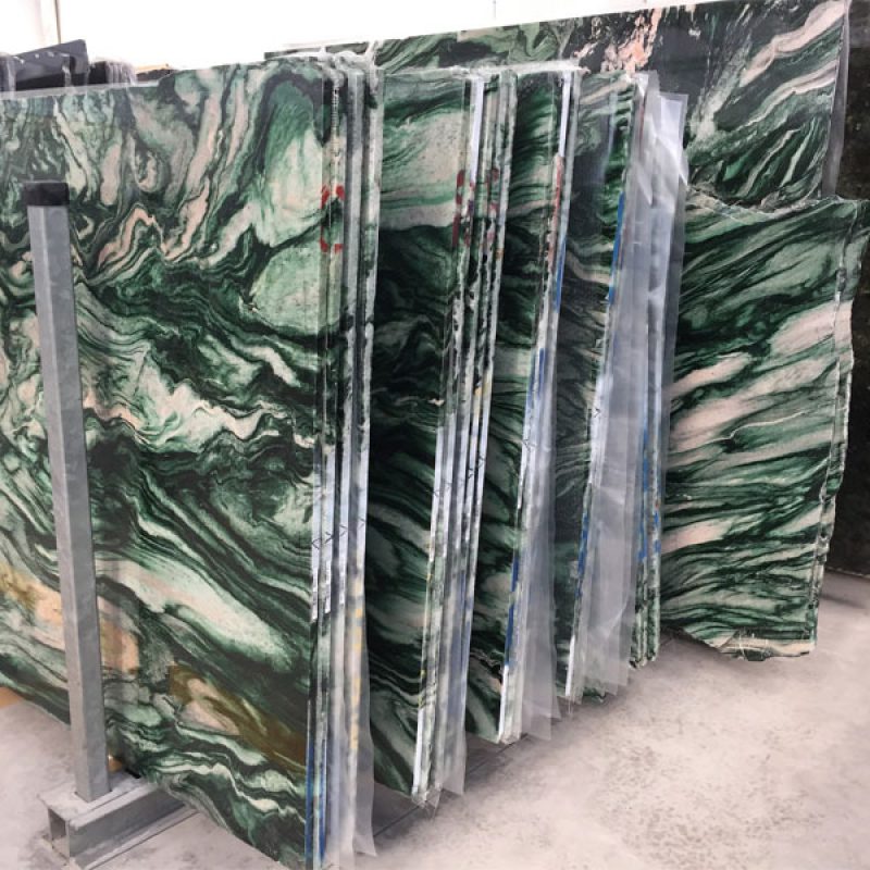 Verde Lapponia Rohplatten
